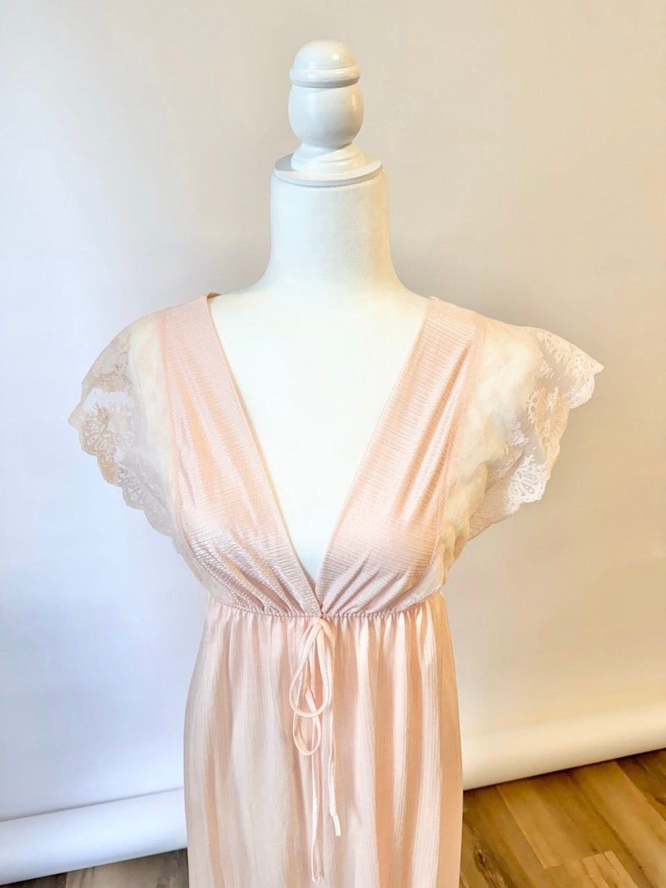Vintage Slip Dress Bride Getting Ready Outfit