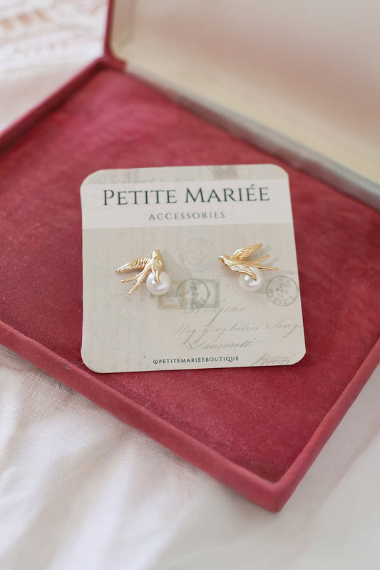 Love Bird Bridal Earrings
