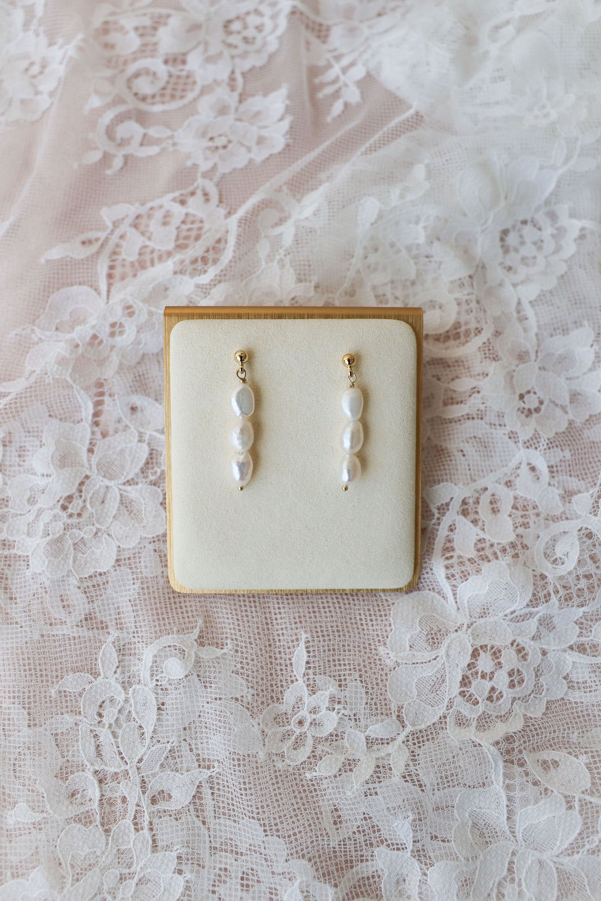 Pearl Wedding Earrings for Bride