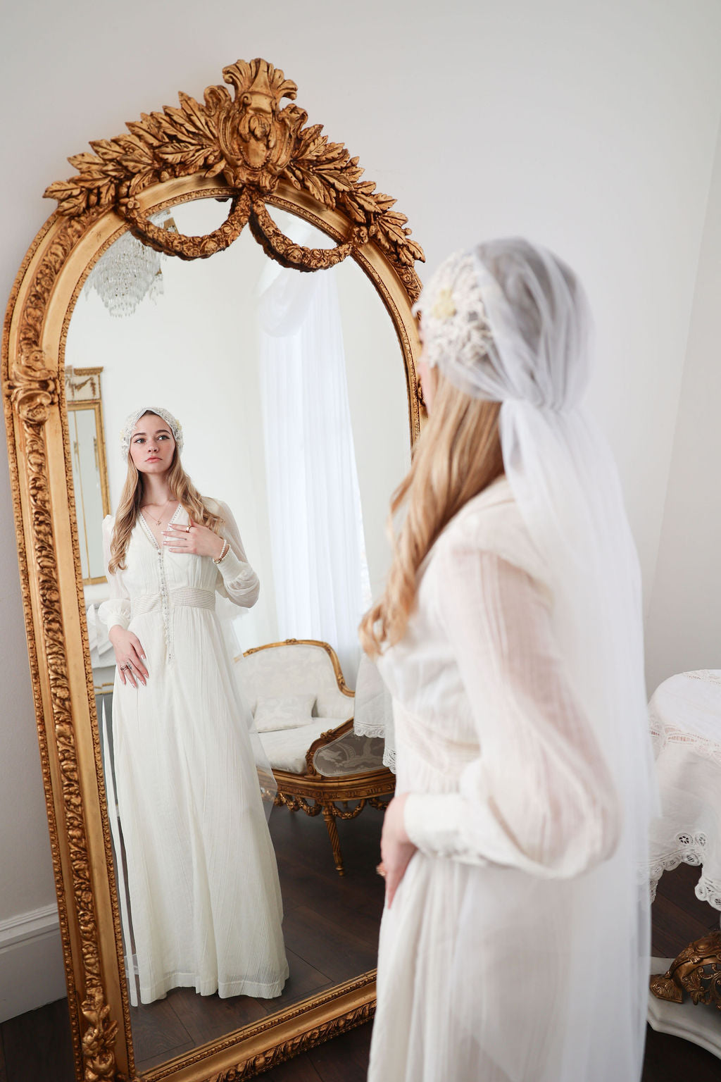 Juliet Veil Wedding Cap