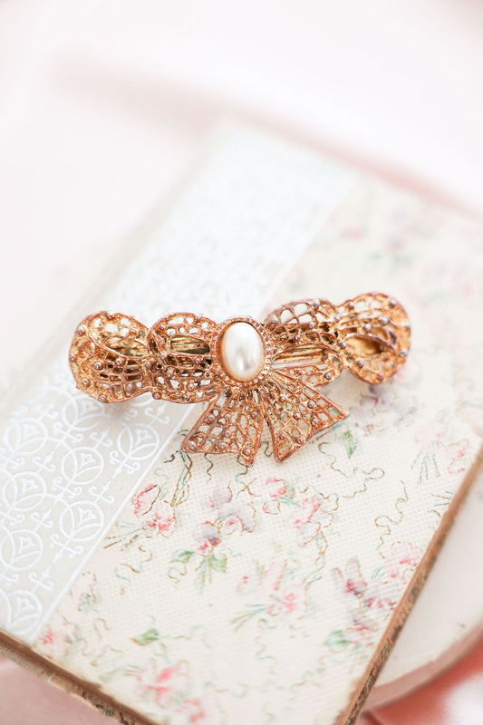 Filigree Vintage Bow Hairpiece