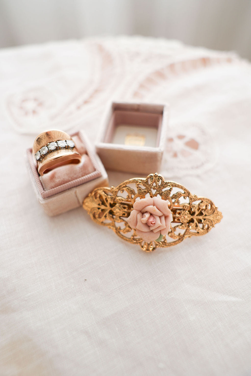 Rosette Vintage Hairpiece