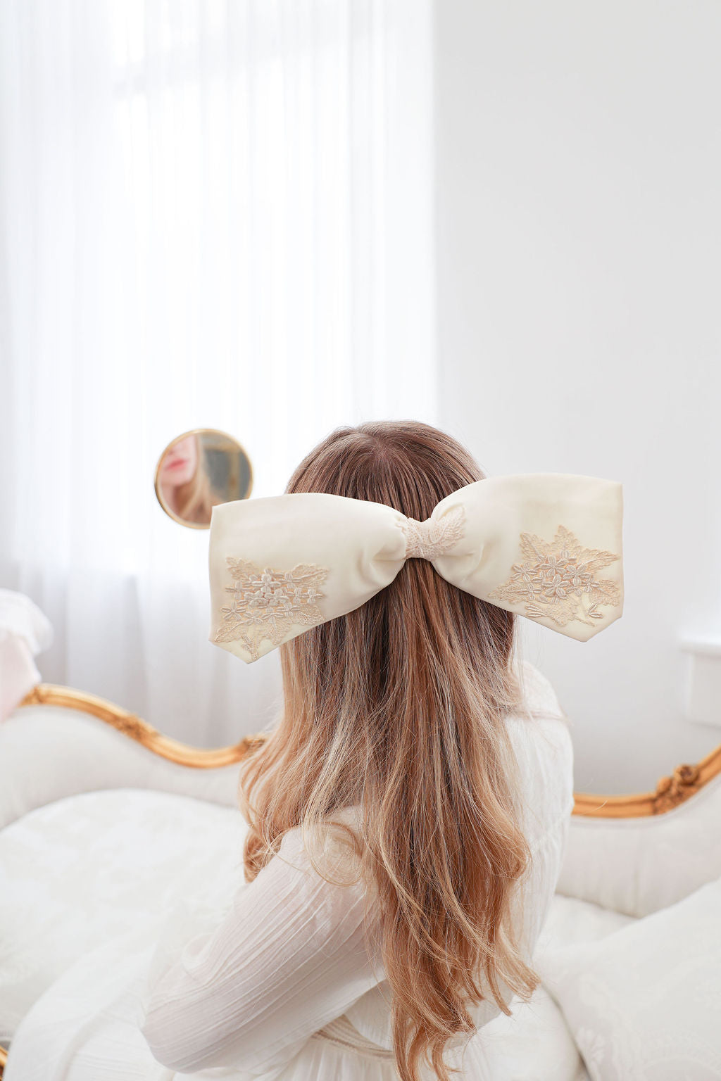 Vintage Bridal Hair Bow