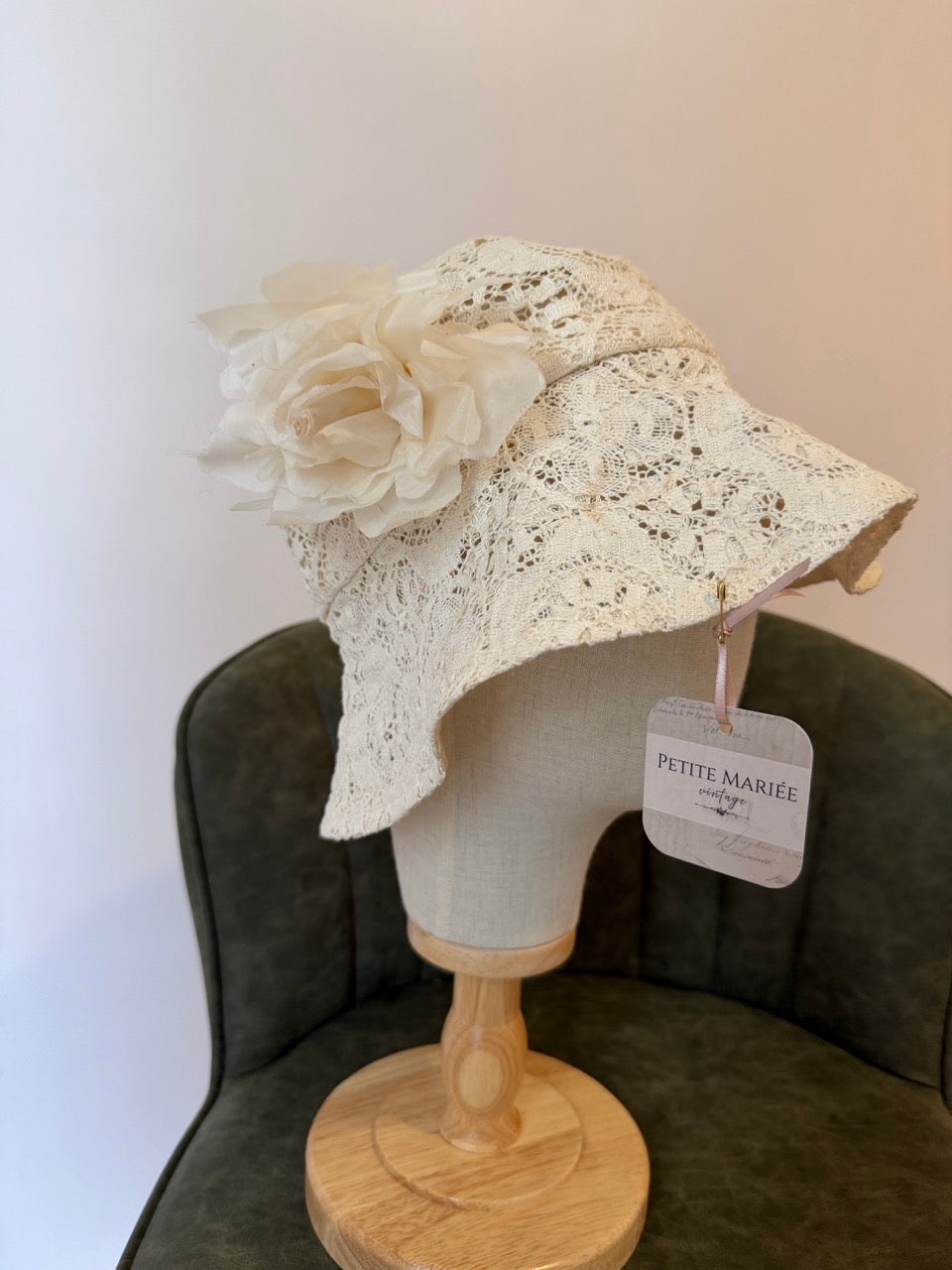 Vintage Crochet Cloche Hat