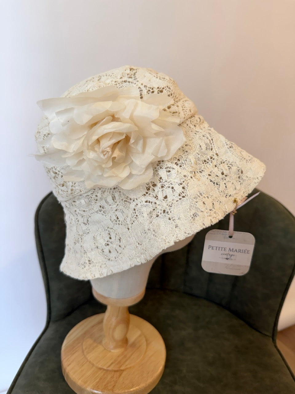 Vintage Crochet Cloche Hat